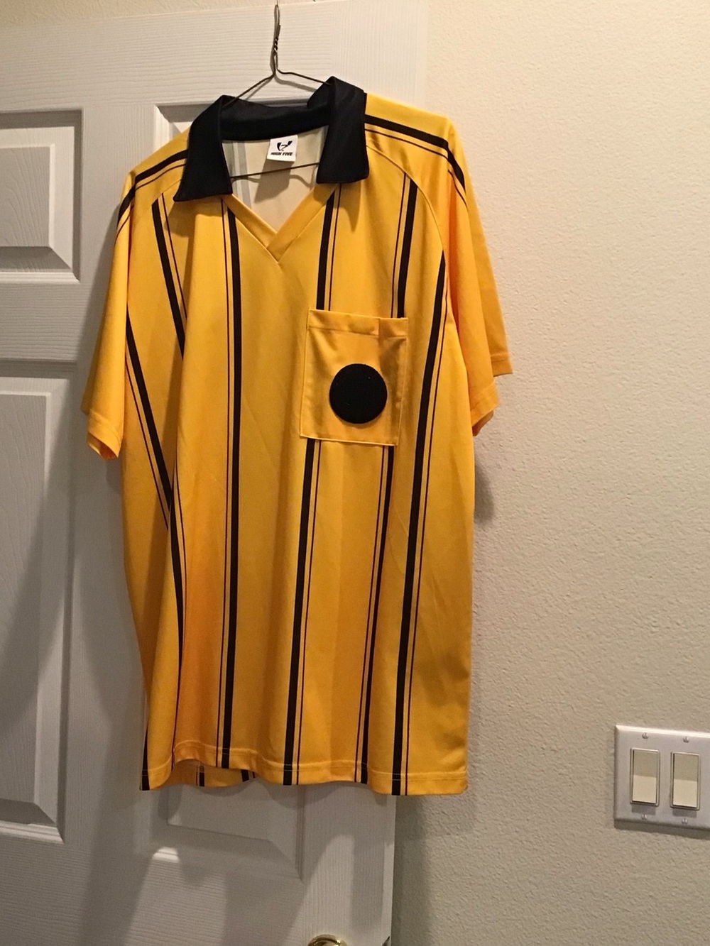 High Five official soccer referee jersey.